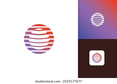 abstract global logo inspiration vector template