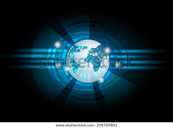 Abstract Global Technology Background Stock Vector Royalty Free 298709801 Download this abstract circle technology background, technology, background, abstract transparent png or vector file for free. shutterstock