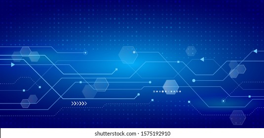 Abstract global technology concept. Digital internet communication. Connection structure. Hi-tech vector illustration eps 10. Circuit board