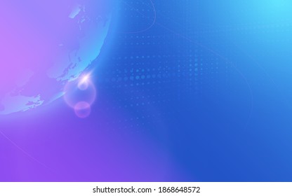 Abstract global technology Hi-tech futuristic digital concept background. Vector illustration