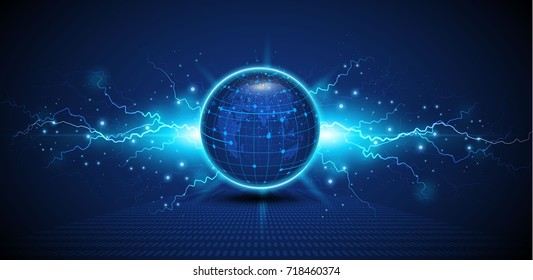 abstract global technology innovation concept business background.