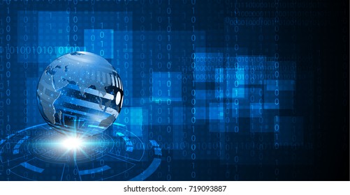 abstract global technology innovation concept business background.