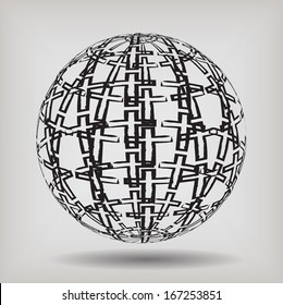 Abstract globe 