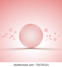 Abstract Globe Background Design