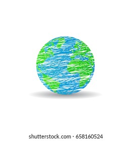 Abstract Globe. Earth.