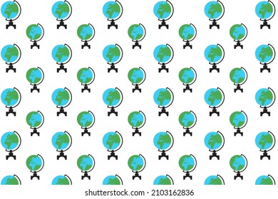 Abstract Globe Earth Sphere Pattern Background