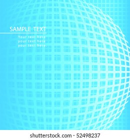Abstract globe grid background