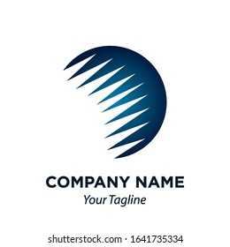 Abstract Globe Icon Vector Logo Template Illustration EPS 10.