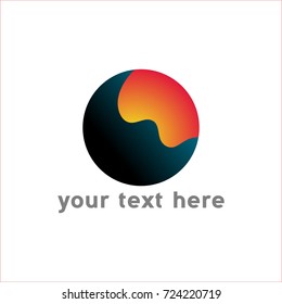 abstract globe for icon, wallpaper, game, illustration