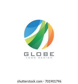 Abstract Globe Logo