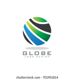 Abstract globe logo