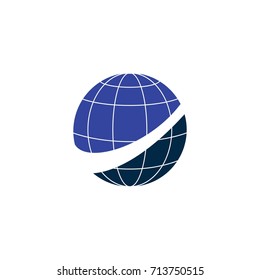 Abstract Globe Logo