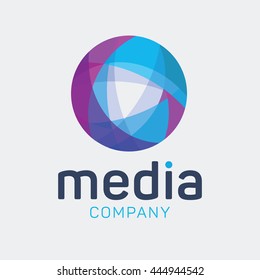 Abstract globe logo template