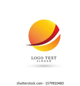 Abstract Globe & Sphere Logo. Symbol & Icon Vector Template.