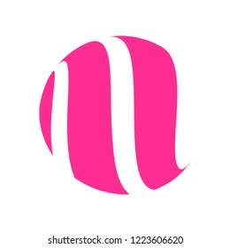 Abstract globe stripes sphere, 3d style striped globe icon effect. Colorful lines in dark background. Rainbow earth shape. Vector illustration. It can use as logo, icon, banner, business card.