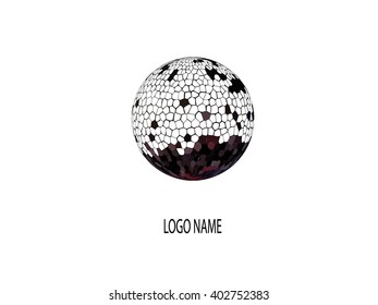 Abstract globe texture