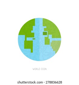 Abstract globe Vector, bit vector illustration