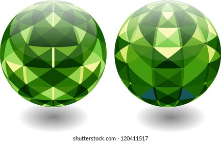 abstract globes