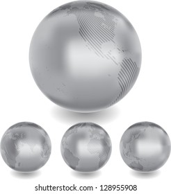 abstract globes