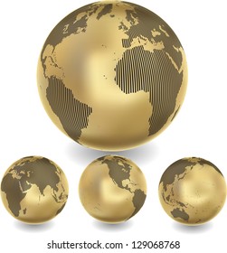 abstract globes