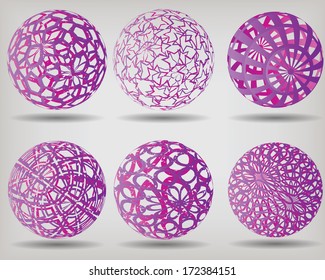 Abstract globes