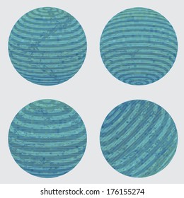 abstract globes 