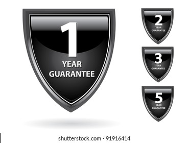 Abstract glossy 3d black speech bubble collection. website elements design elements label set. Vector guarantee tags.