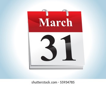 abstract glossy calender icon vector illustration