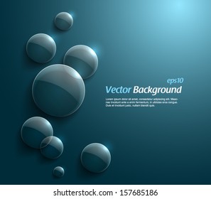 Abstract glossy circles panel / banners background design for websites or business. Clean and modern style with glass