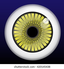 Abstract glossy eye background