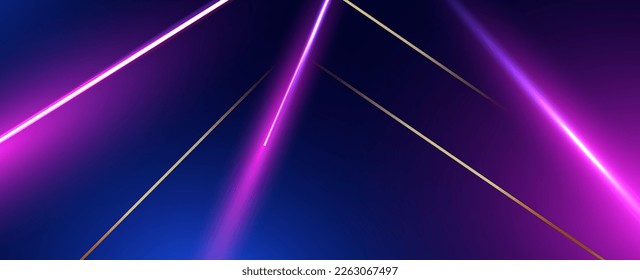 Abstract glossy neon pattern shapes design background vector