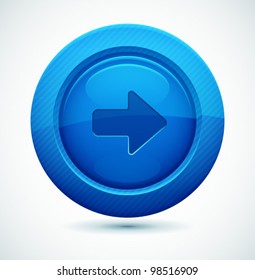 Abstract glossy right arrow vector background for your business website.