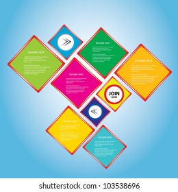 Abstract glossy speech bubble. Vector illustration.