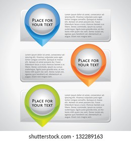 Abstract glossy speech bubble vector backgrounds set