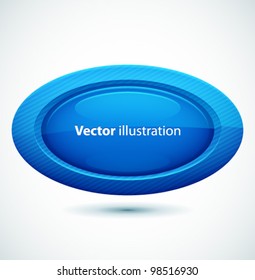 Abstract glossy speech bubble vector background for your business website.