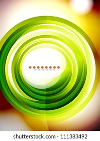 Abstract glossy swirl high-tech background