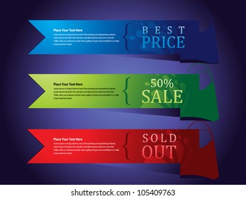 Abstract Glossy Tags