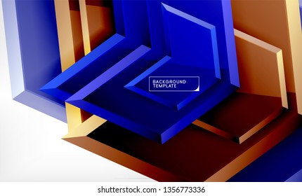 Abstrakter, glänzender Techno-Pfeile, Hintergrund, Vektorgrafik
