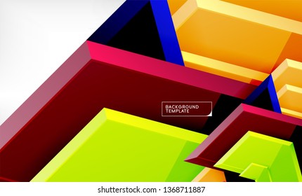 Abstrakter, glänzender Techno-Pfeile, Hintergrund, Vektorgrafik