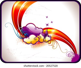 abstract glossy vector