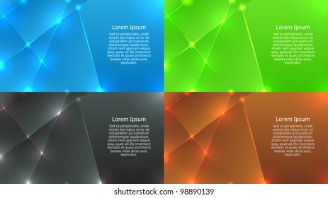 Abstract glossy vector background