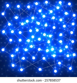 Abstract glow background. Vector illustration. Eps 10