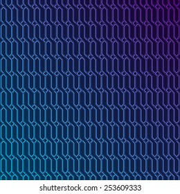 Abstract glow chain style background vector