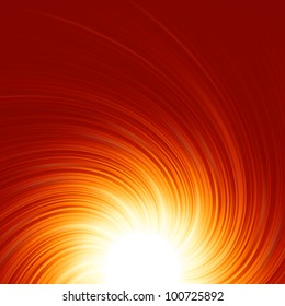 Abstract glow Twist background with fire flow. EPS 8 vector file included