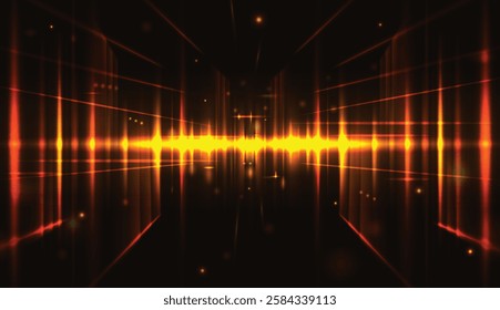 Abstract glow vector illustration background