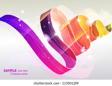 Abstract glowing background