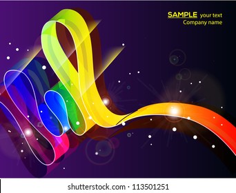 Abstract glowing background