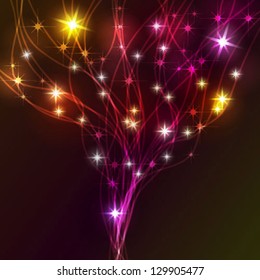 abstract glowing background
