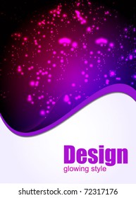 abstract glowing background