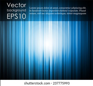 Abstract glowing background with blue lines